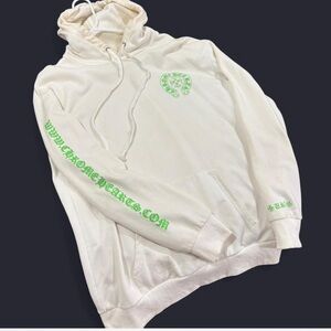 Chrome Hearts Horseshoe Floral Cross-Sleeve X CDG Hoodie